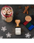 Vintage stempel met teksten : Handmade. Voor jou. Geniet ervan. Met liefde gemaakt. Uit eigen keuken. Vers uit eigen tuin.